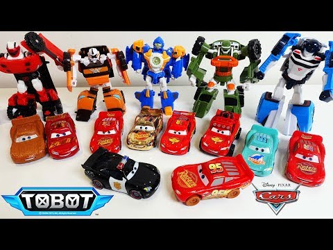 Видео: ТОБОТЫ или МАШИНКИ ТАЧКИ Маквин! Мультики про машинки Трансформеры Роботы Тоботы TOBOT