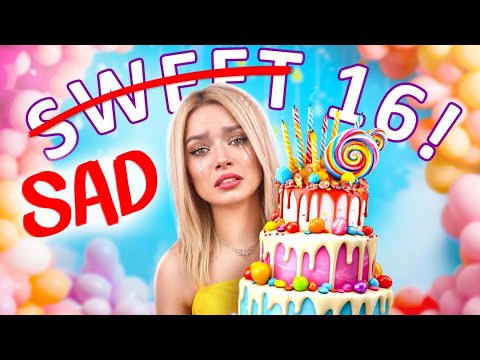 Видео: Мои Ужасные 16! Друзья Испортили Мой День Рождения