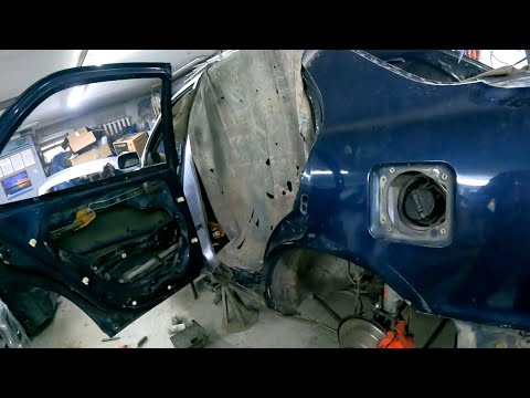 Видео: Тачка на прокачку Toyota Camry 10 ч 4замена заднего крыла.