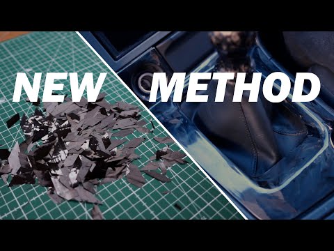 Видео: ЛУЧШАЯ на вид техника нанесения кованого карбона!