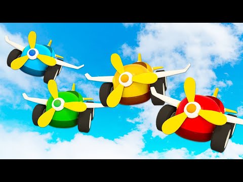Видео: 🛻✈️ Мультики про машинки и САМОЛЕТЫ 🔴 Машины помощники ОНЛАЙН