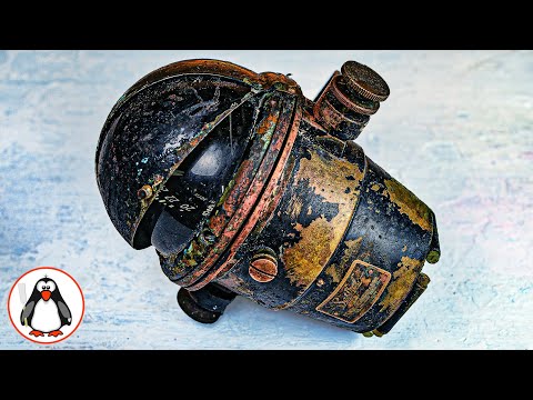 Видео: Реставрация — Морской Компас 1940-х годов