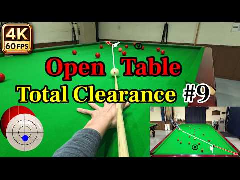 Видео: Снукер с видом от первого лица: Полная зачистка открытого стола (№9)