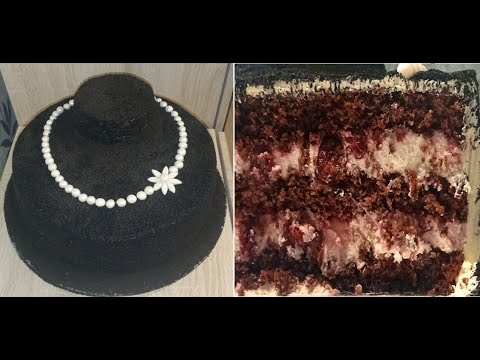 Видео: ТОРТ  ОЖЕРЕЛЬЕ с начинкой ТЕМНЫЙ ЛЕС