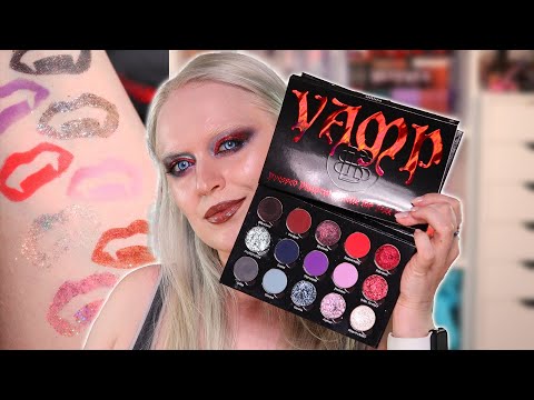 Видео: Псс… хочешь немного вампиризма? 🩸🦇 Обзор палетки Vamp от Bella Beaute Bar + 3 макияжа