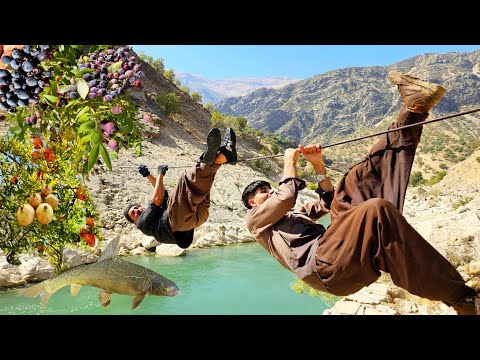 Видео: Кочевая жизнь | Сбор дикого граната в суровых горах и увлекательная рыбалка