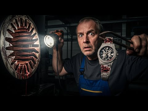 Видео: Часы за миллион в мясорубке раскрыли жуткую тайну.