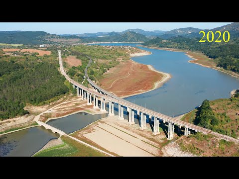 Видео: яз. Цонево през годините от 2018 до 2020 - Conevo dam 2018-2020