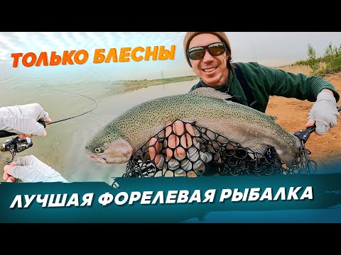 Видео: Ловля форели на блесны. Рыбалка с #OnlySpin