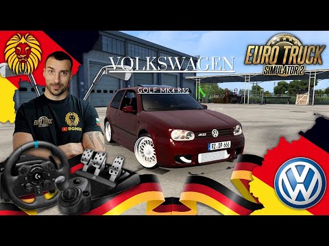 Видео: VOLKSWAGEN GOLF MK4 R32 *СТРАНЕН* MOD @BGNIK  - EURO TRUCK SIMULATOR 2