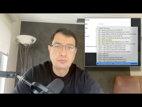 Видео: Ежегодная оплата за I-589 за кейсы в суде: новая важная информация