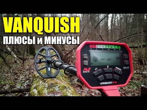 Видео: ПЛЮСЫ и МИНУСЫ металлоискателя Minelab Vanquish / Первый реальный поиск!