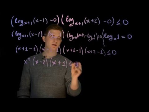 Видео: Задание 15 (С3). ЕГЭ по математике. [Пример 1]