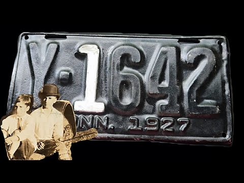 Видео: Повреждённая номерная табличка Коннектикута 1927 года — реставрация
