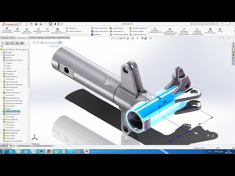 Видео: Solidworks. Урок 9.8 Обрезанный вид - создание чертежа