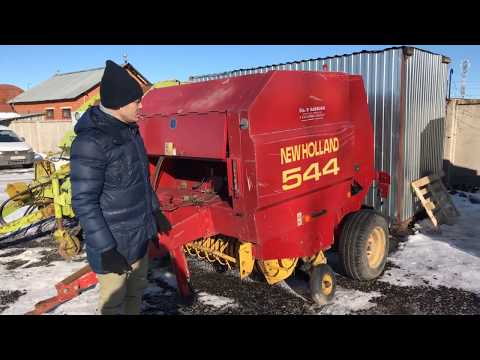 Видео: обзор прессподборщик new holland 544