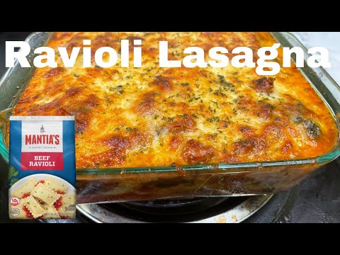 Видео: Как приготовить лазанью с равиоли из замороженных равиоли
