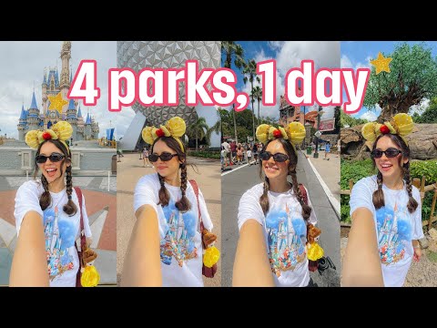 Видео: ДИСНЕЙ УОРЛД 4 ПАРКА: ОДНОДНЕВНЫЙ ЧЕЛЛЕНДЖ!! 🐭🌟