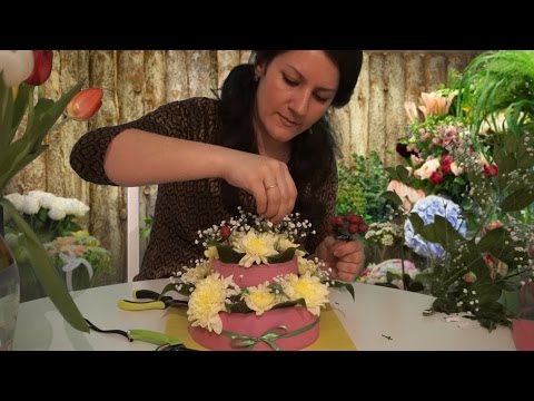 Видео: АСМР// ASMR РОЛЕВАЯ ИГРА //  ФЛОРИСТ// ТОРТ ИЗ ЦВЕТОВ // - ASMR Cake of flowers