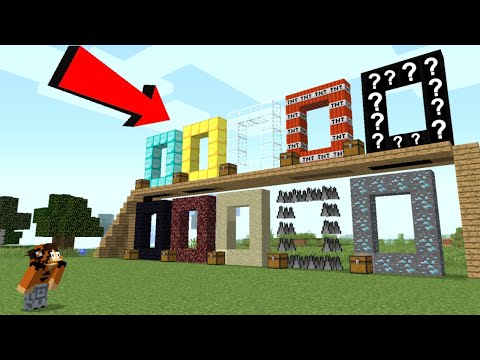 Видео: Я протестировал 10 РАЗНЫХ порталов в Майнкрафт)Vars в Майнкрафт