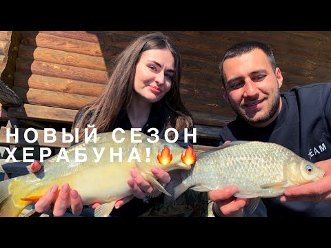 Видео: Тест нового пылящего теста Херабуна! Обзор удочки! Сменили два озера. Линь или карп? herabuna