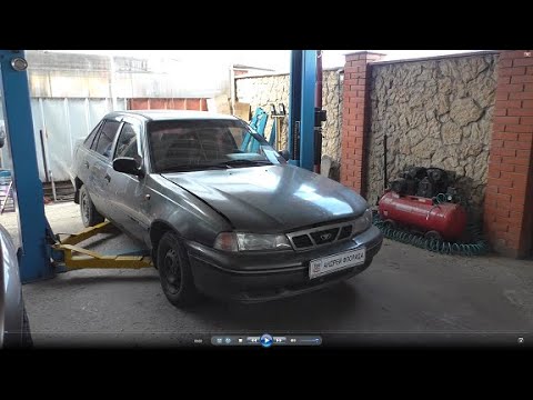 Видео: Устраняю течь масла из двигателя на Daewoo Nexia 1,5 Дэу Нексия 2003 года 1часть