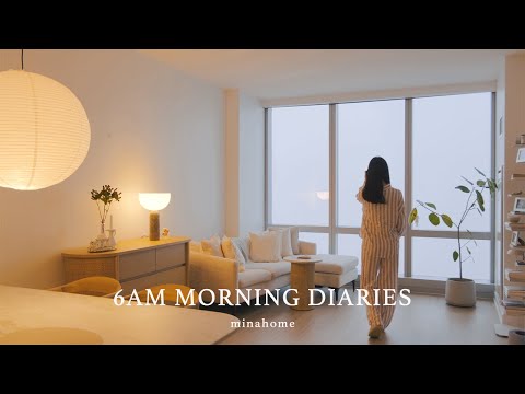 Видео: 6AM Утренние дневники｜Сладкая булочка с красной фасолью🫘, Уютное туманное утро, Детские товары H&M