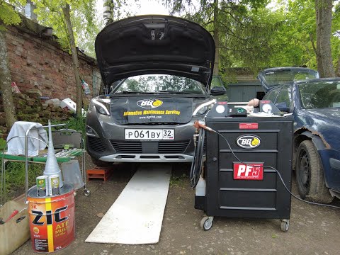 Видео: Peugeot 3008 АКПП AMN8 полная аппаратная замена масла ATF AW-2 Руководство Присадки BG310 Valena SV