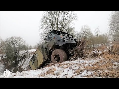 Видео: Самые опасные покатушки для ГАЗ 66.Такого никто не ожидал.