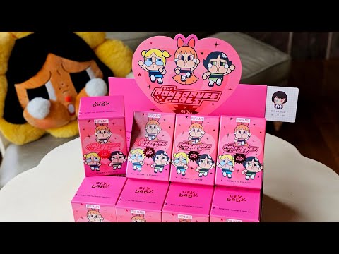 Видео: 💗 Pop Mart: распаковка закрытой коробки с игрушкой Crybaby x Powerpuff Girls!