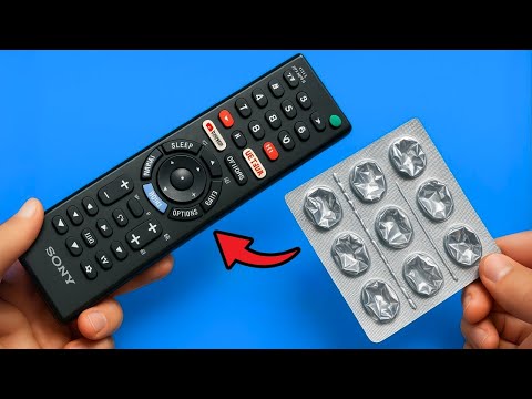 Видео: Невероятно! Почините любой сломанный пульт от телевизора всего за 1 минуту с помощью ПУСТЫХ УПАКО...