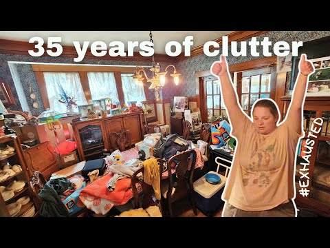 Видео: Расхламляем дом моего детства! | 35 лет беспорядка