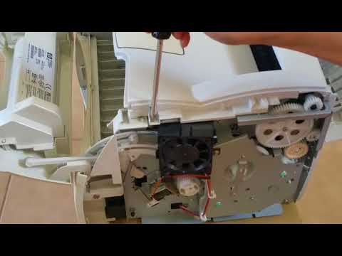 Видео: Ремонт принтера HP 1000 1100 1200 1300 LaserJet. Звук визжащего поросёнка. Лазерный мотор! Full H...