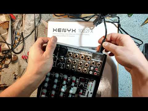 Видео: микшерный пульт behringer 1002fx дешево и сердито, микшер за 5 тысяч, убил двух зайцев......