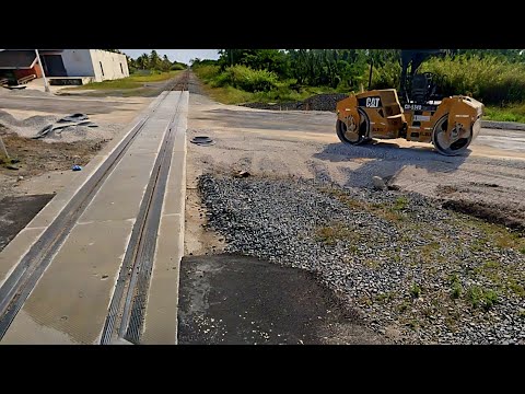 Видео: Новый железнодорожный переезд построен на заброшенных железнодорожных путях в Майами