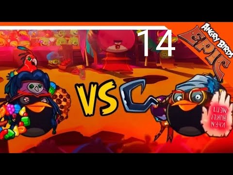 Видео: Прохождение злые птицы angry birds epic мод арена #14