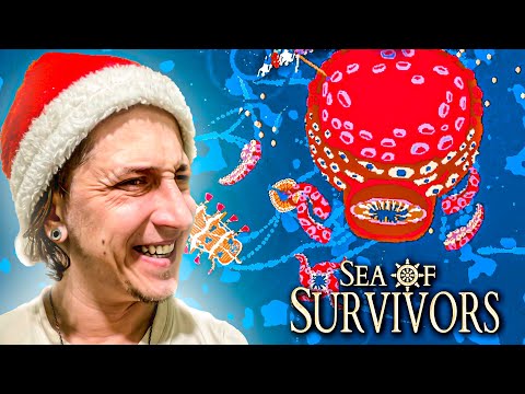 Видео: ЭПИЧНАЯ БИТВА С КРАКЕНОМ В Sea of Survivors #7
