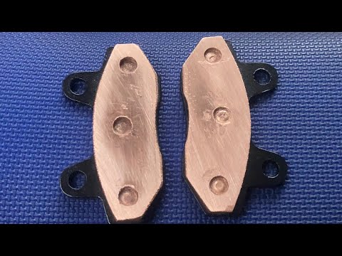 Видео: Тормозные колодки из меди за 2 минуты ! Copper brake pads in 2 minutes