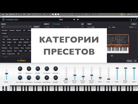 Видео: Разбираемся в типах пресетов в синтезаторах