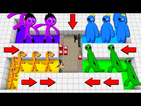 Видео: АРМИЯ РАДУЖНЫХ ДРУЗЕЙ ПРОТИВ ДРУЗЕЙ НУБА И ПРО В МАЙНКРАФТ! АРМИЯ RAINBOW FRIENDS MINECRAFT БИТВА!