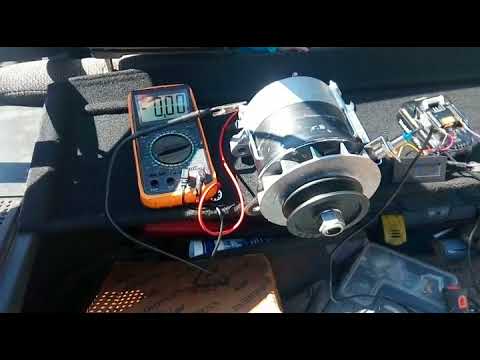 Видео: Тракторный генератор 1000Вт с постоянным дисковым магнитом для ветряка