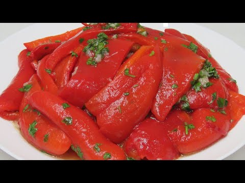 Видео: Закуска из перца! Самый удачный рецепт ПЕРЕЦ в духовке