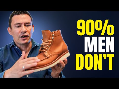 Видео: Почему 90% мужчин неправильно носят сапоги (вы один из них?)