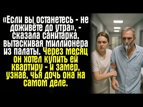 Видео: «Если вы останетесь — не доживёте до утра», — сказала санитарка, вытаскивая миллионера из палаты.