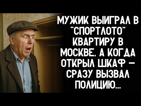 Видео: Мужик выиграл в “Спортлото” квартиру в Москве, а когда открыл шкаф – потерял дар речи…