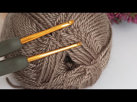 Видео: Замечательный узор крючком, очень простой и красивый для начинающих.