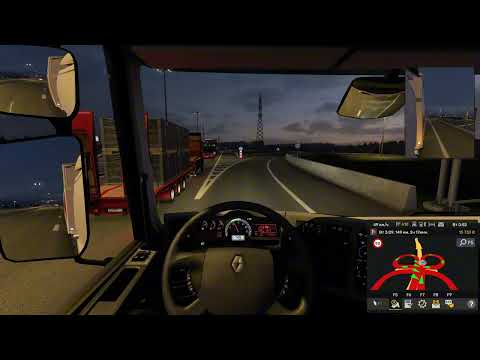 Видео: Euro Truck Simulator 2 Рейс Выборг   СПБ   # 4