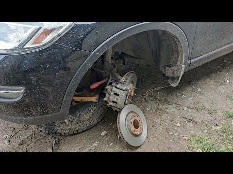 Видео: Биение и вибрация при  торможении, бьёт руль. Проточка тормозных дисков Mazda CX-9.