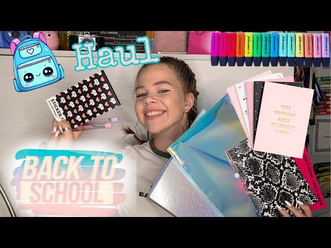 Видео: Back To school Haul|Нови неща за училище|Maggi