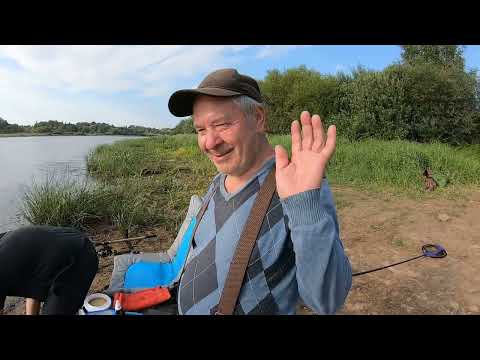 Видео: Рыбалка на реке Волхов в Новгородской области. #рыбалка #лещ #река #волхов